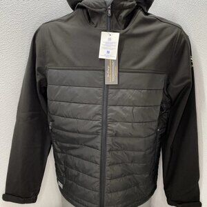 DRI DUCK Men’s Quilted Puffer Jacket Black Size M